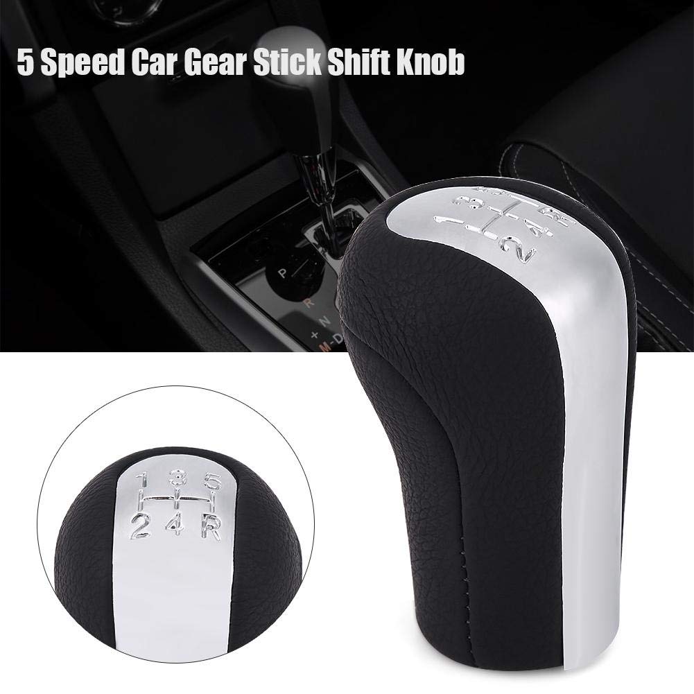 5-Speed Car Gear Shift Knob Head - Universal Manual Transmission Shifter Replacement for Smooth Gear Shifting - Perfect for Racing, Daily Driving & Car Interior Upgrades