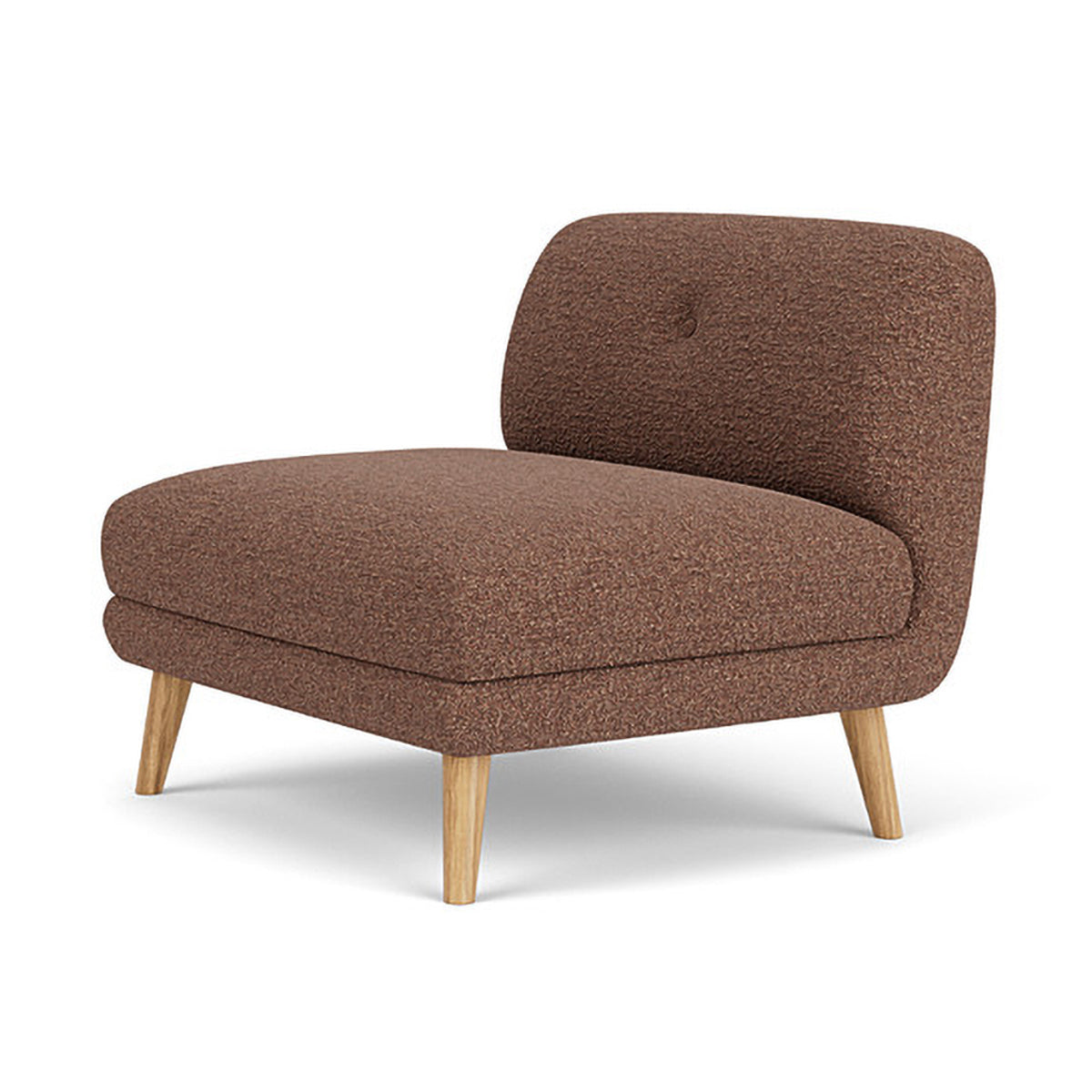 Alfred Boucle Modular Armless Sectional Sofa - Modern Comfort for Living Room, Lounge & Office Spaces