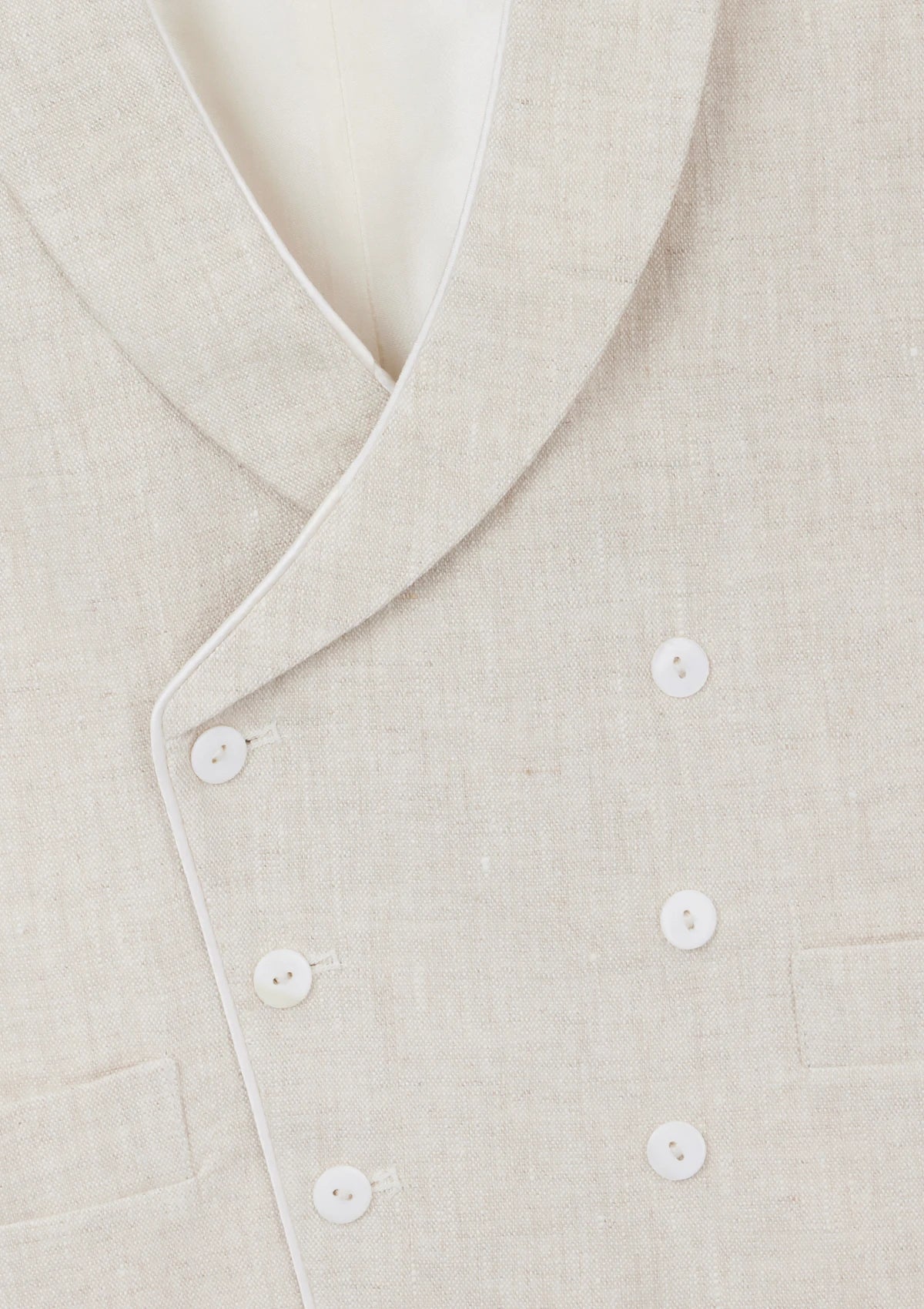 Stylish Oatmeal Shawl Lapel Double Breasted Waistcoat Vest for Men - Perfect for Business Meetings, Weddings & Formal Occasions