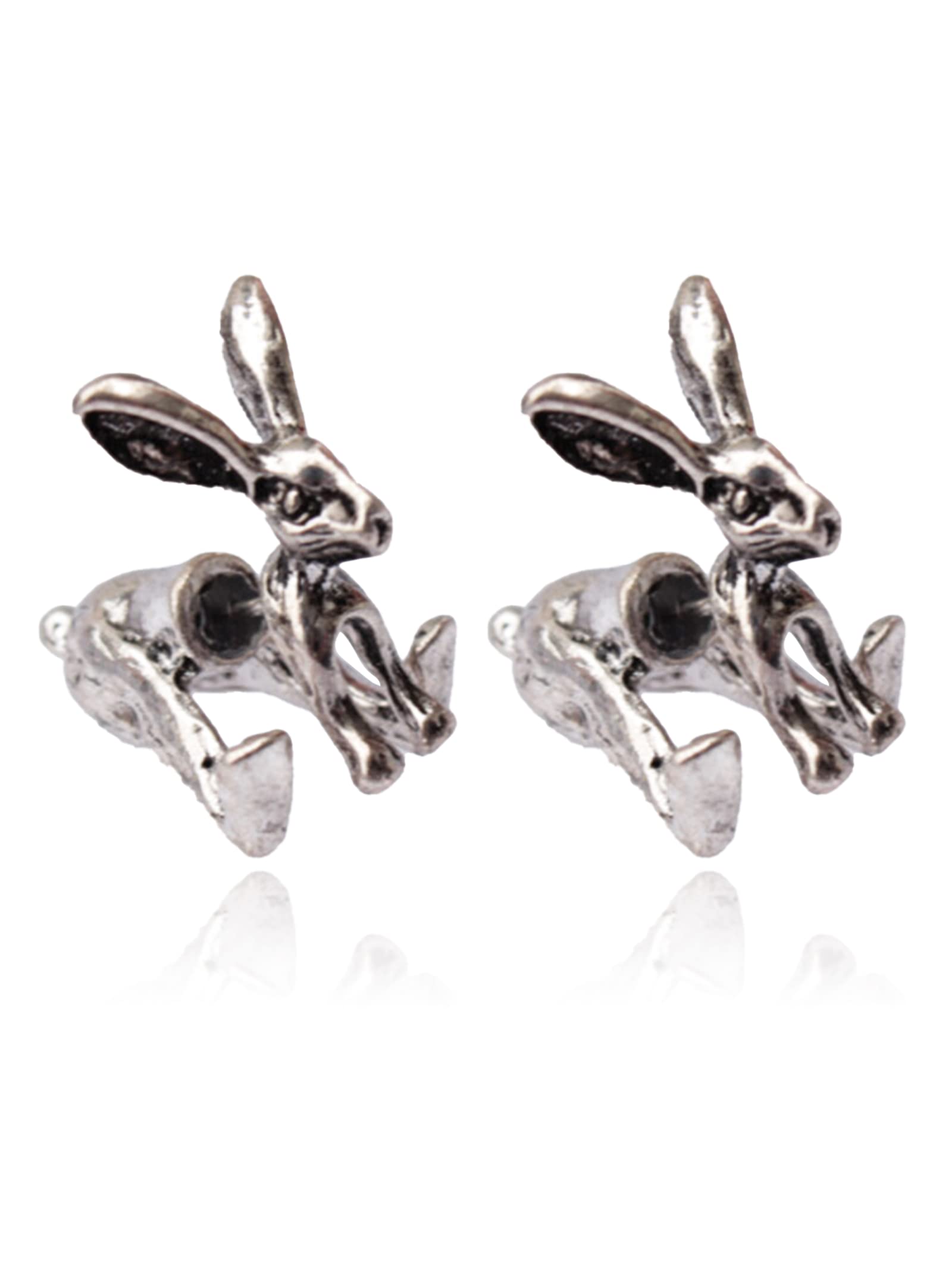 Cute Rabbit Stud Earrings for Women & Girls - Easter Jewelry Gifts for Animal Lovers - Perfect for Easter Celebrations, Birthday Presents & Everyday Wear