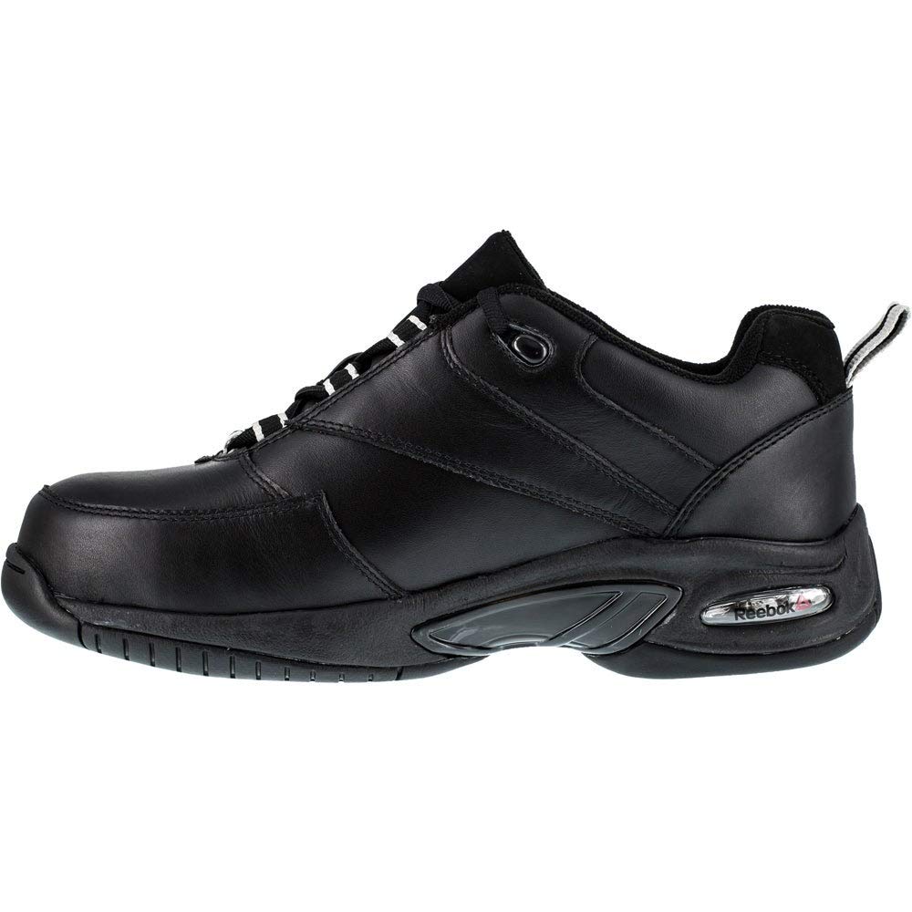 Reebok Women's TYAK Composite Toe Work Shoes - Black, Size 7 Medium - Slip-Resistant & Comfortable for Nurses, Warehouse & Construction Workers