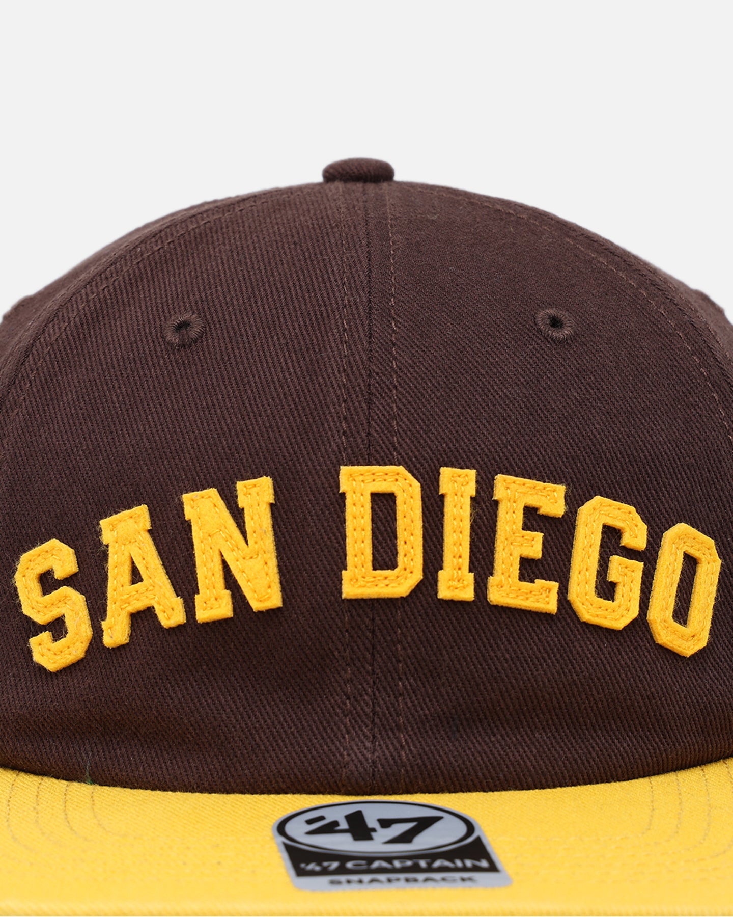 47 Brand San Diego Padres Legacy 47 Captain RL Snapback Hat - Adjustable Brown Baseball Cap for Men & Women | Perfect for Sports Fans, Casual Wear & Game Day Outfits