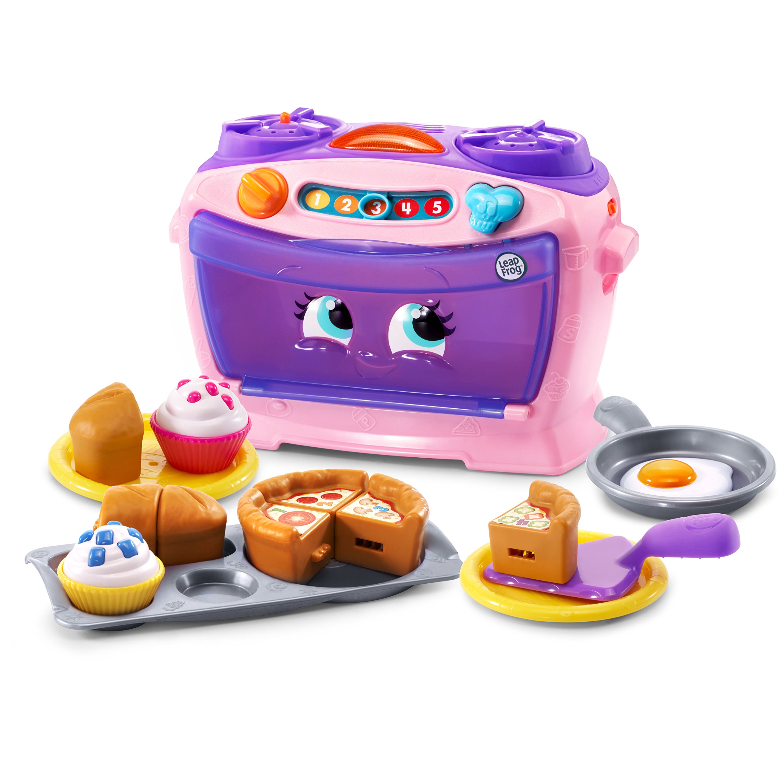 LeapFrog Number Lovin' Oven - Interactive Learning Toy for Kids Ages 2-5 | Pink Educational Baking Playset for Counting & Math Skills | Perfect for Pretend Play & Early Childhood Development