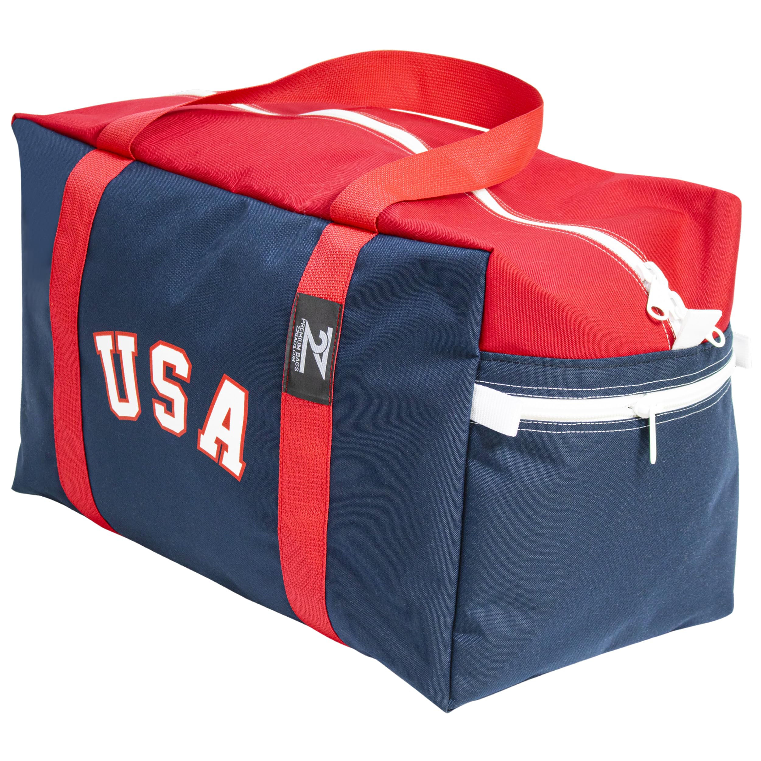 Z2 Sports Duffle Bag for Gym & Travel - Premium Water-Resistant Nylon Coaches Bag for Soccer, Baseball, Softball, Football, Basketball, Hockey - Durable Athletic Bag for Men & Women - Perfect for Sports Practice, Team Travel & Weekend Getaways