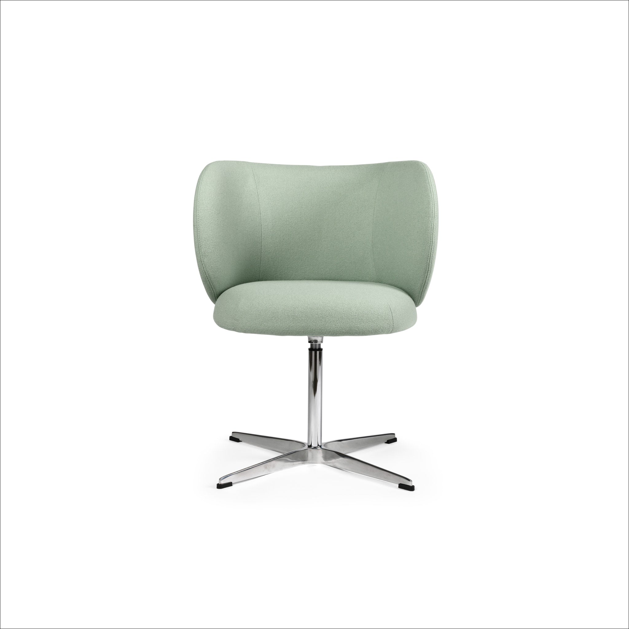 FERM LIVING Rico Swivel Dining Chair in Tonus Mint Green - Modern Mid-Century Style for Kitchen, Dining Room & Home Office