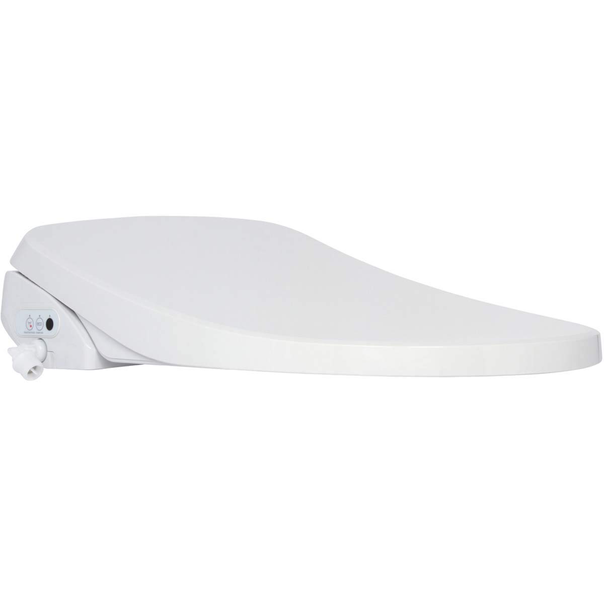 ALPHA BIDET GXR Wave Bidet Toilet Seat - Round White | Powerful Spray & Remote Control | Stainless Steel Nozzle | Slim Design | LED Nightlight | Warm Air Dryer | Oscillation & Pulse Functions | Perfect for Modern Bathrooms & Elderly Comfort