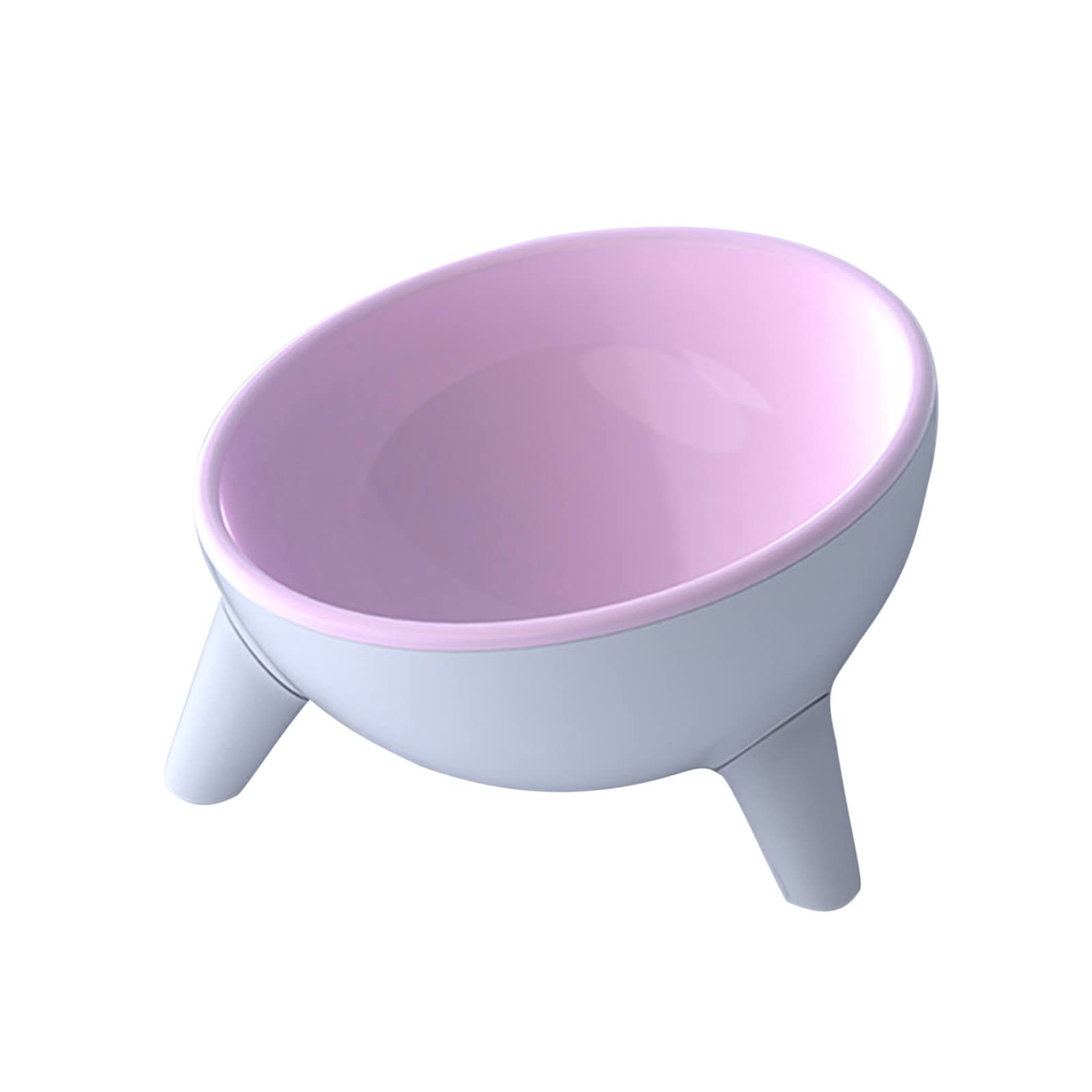 Non-Slip Slow Feeder Pet Bowl for Dogs & Cats - Anti-Tipping Design with Spine Protection - Red Pet Food & Water Dish - Perfect for Fast Eaters & Pets with Joint Issues - Great for Mealtime Safety & Digestive Health