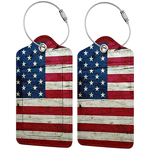 Wood Rustic American Flag