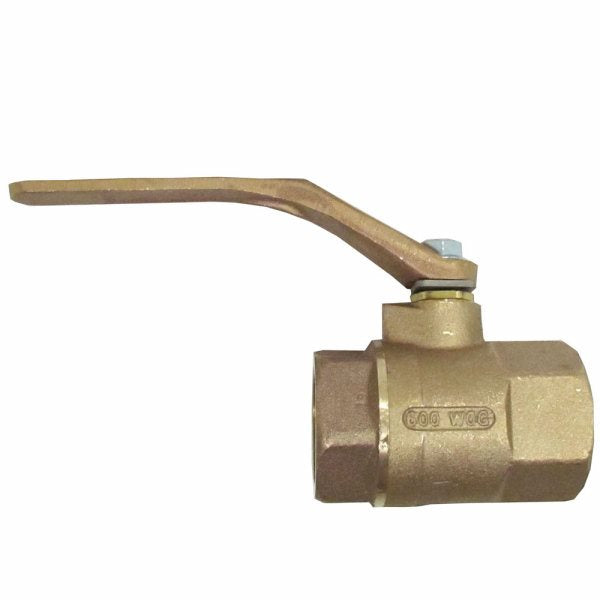 Speakman SE 912 T Stay Open Ball Valve - 1 1/2 Inch Female Inlet & Outlet - Vertical Installation - Ideal for Plumbing, Irrigation & Industrial Applications