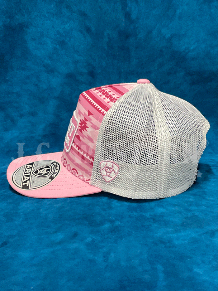 Ariat A300084330 Women's Southwestern Pattern Cap Pink - Stylish Cowgirl Hat for Western Rodeo, Horse Riding & Outdoor Adventures