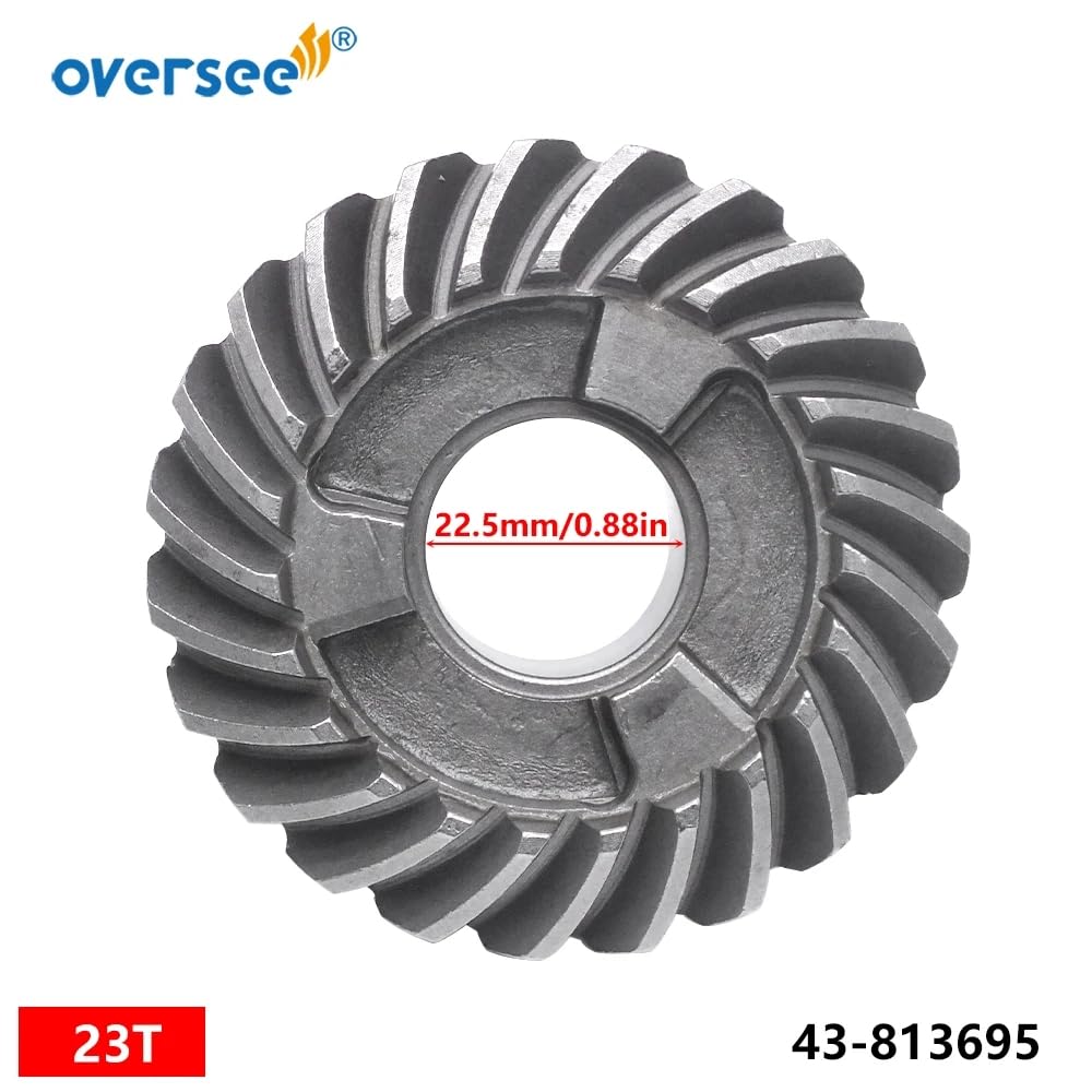Mercury Outboard Motor Reverse Gear 43-813695T - Compatible with Mercury Mariner Mercruiser 50HP 55HP 60HP - Durable Metallochrome Construction - Perfect for Marine Engine Repair & Boat Maintenance