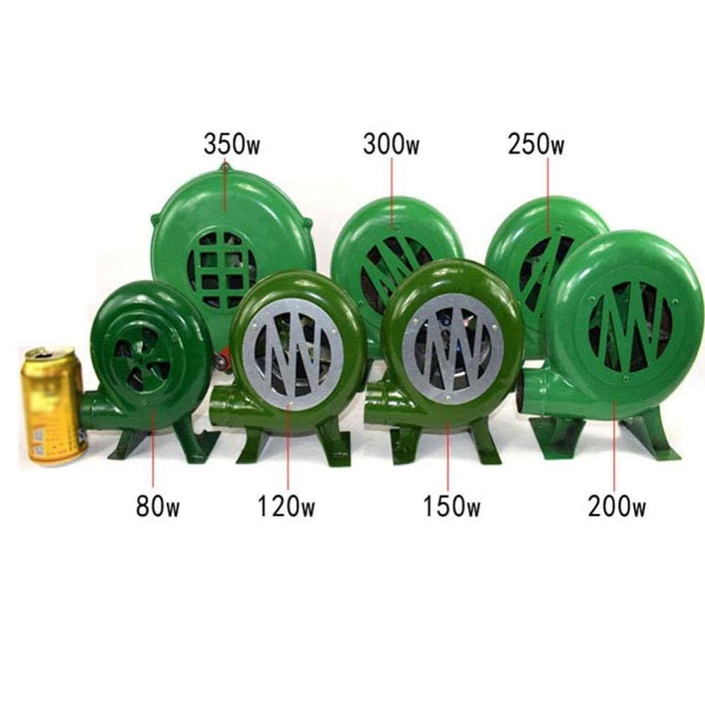 300W Manual Crank BBQ Fan - Forged Outdoor Cooking Blower for Camping, Picnics & Backyard Grilling | Portable Camping Gear for Perfect Charcoal Fire Control