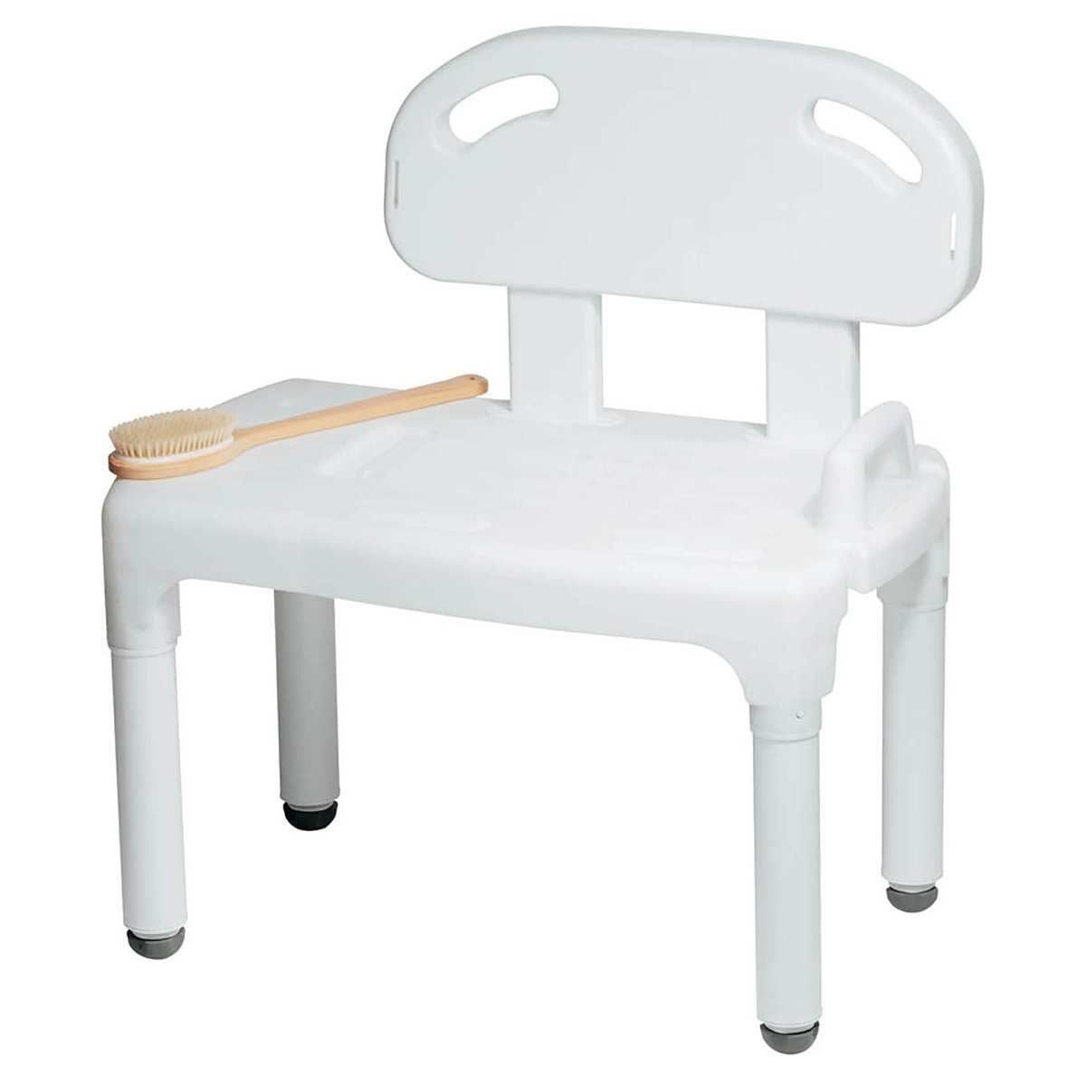 Carex Bath Transfer Bench Without Arms - Safe & Sturdy Shower Seat for Elderly & Disabled - Ideal for Bathtub & Shower Safety Assistance