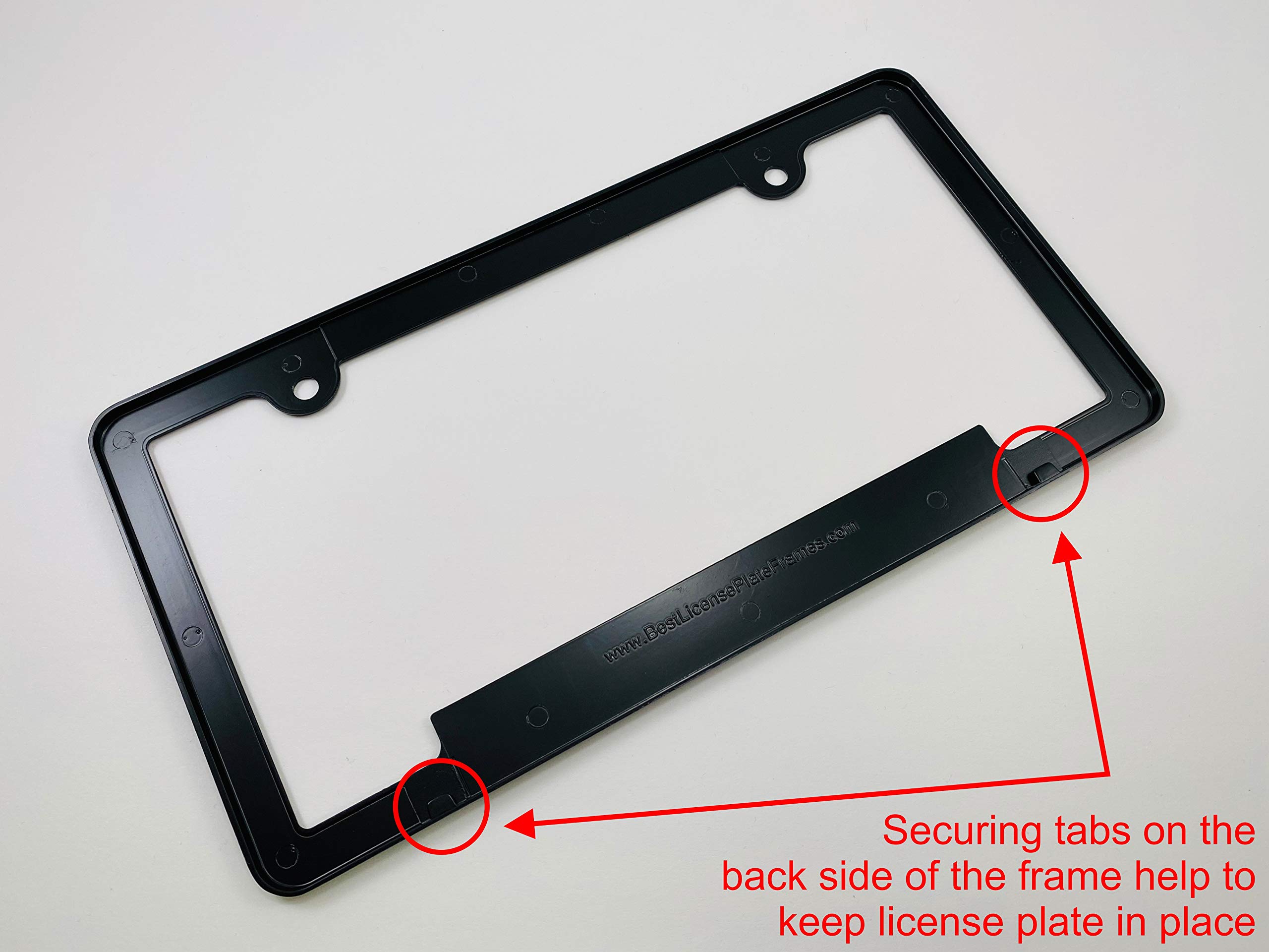 Custom Laser Engraved Crystal License Plate Frame - Bling Car Accessory for Personalization