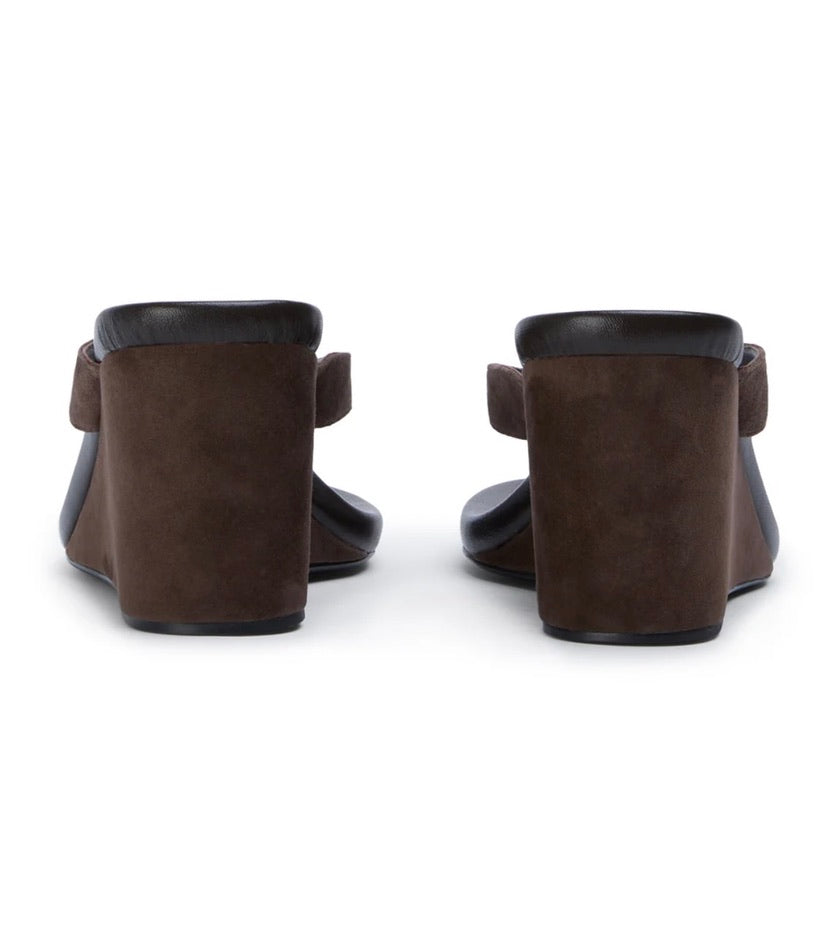 Avanti Suede Wedge Thong Sandals for Women - Comfortable Espresso Brown Sandals with Cushioned Footbed | Perfect for Beach, Vacation & Summer Outfits