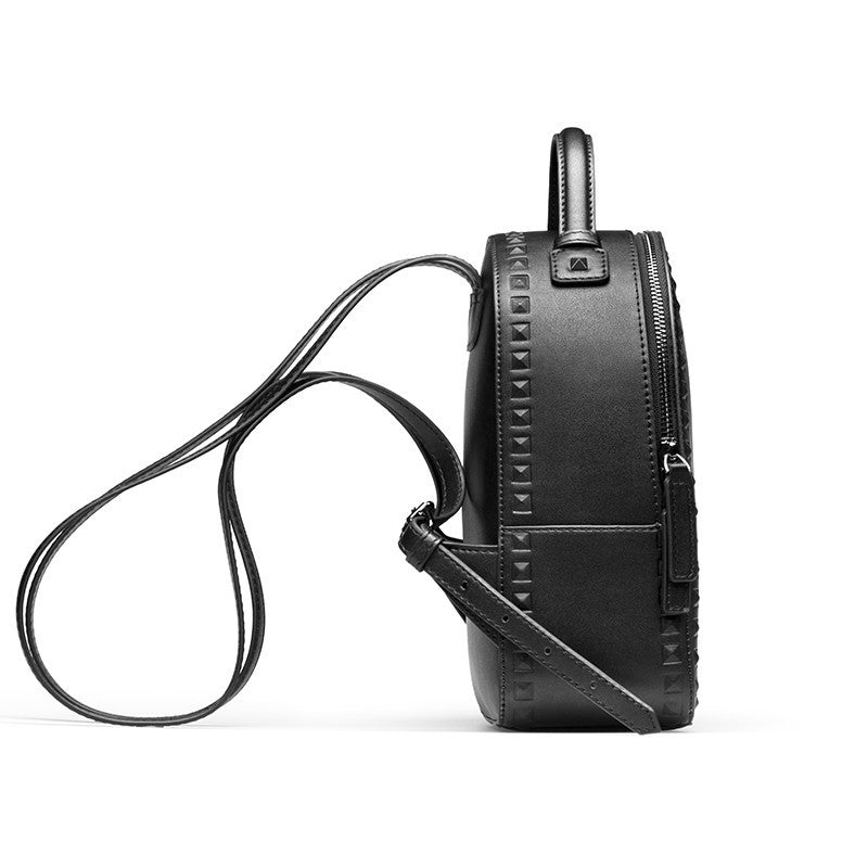 Vegan Leather Studded Backpack for Women - Stylish & Durable Crossbody Bag for College, Travel & Everyday Use