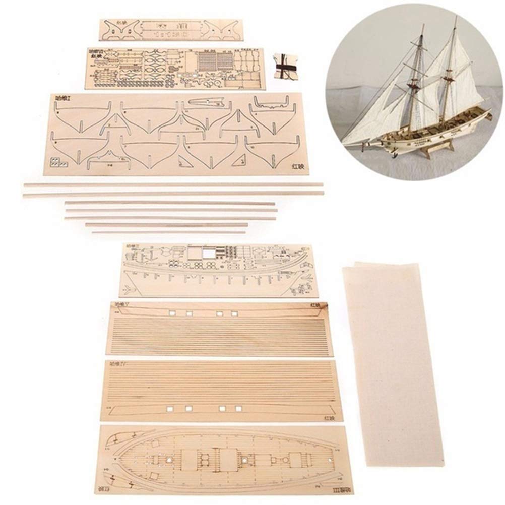 3D Wooden Pirate Ship Model Kit - DIY Nautical Decor Large Puzzle for Adults & Kids | Perfect Birthday Gift for Men, Women & Teens | Home Office Decoration, Collectible Display & STEM Learning Toy