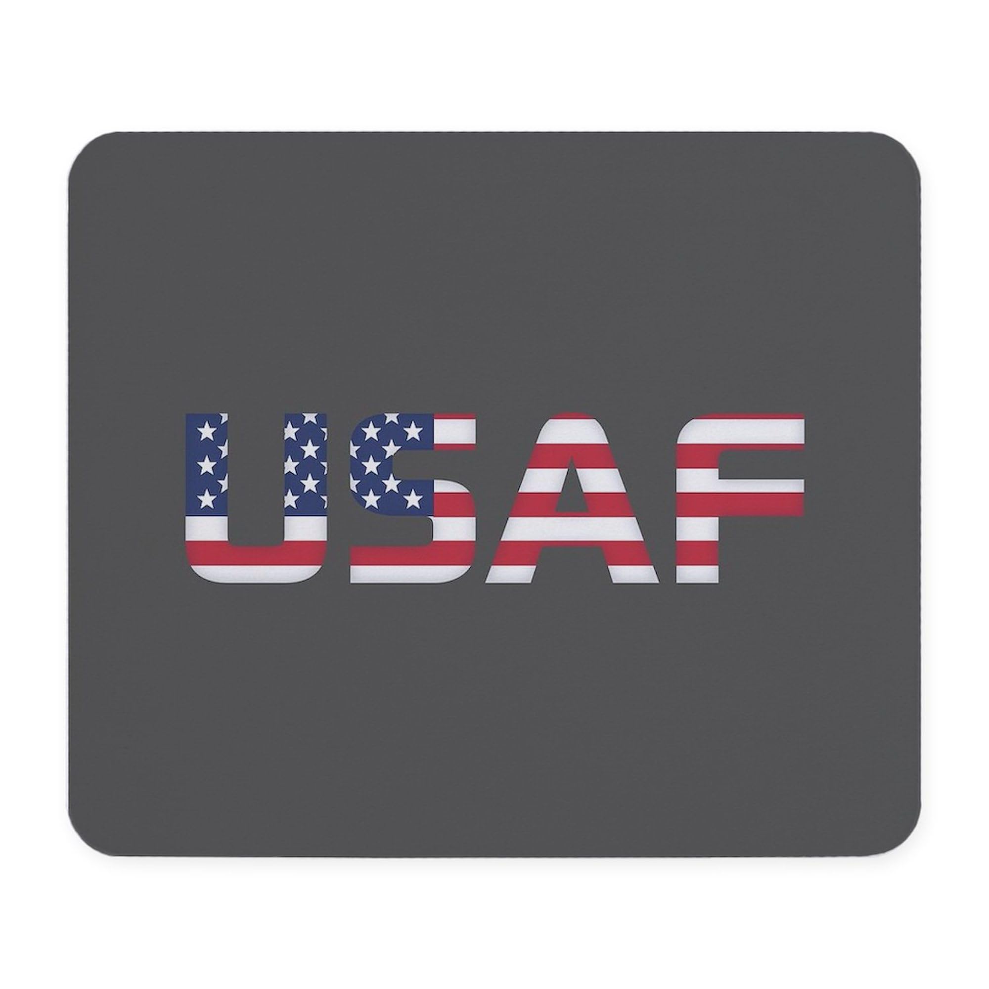 USAF American Flag Non-Slip Rubber Gaming Mouse Pad - Perfect for Office, Home & Gaming Setup | CafePress