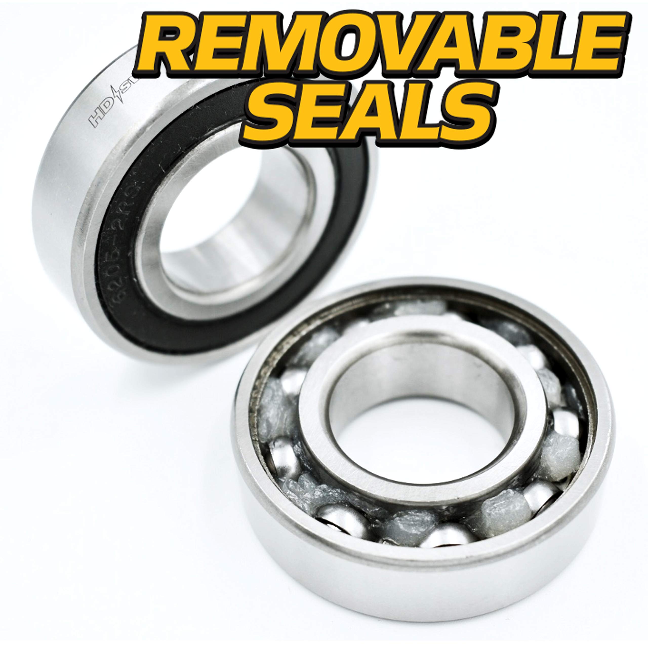 High Performance HD Switch (6 Pack) Deck Spindle Bearings Replacement for Bad Boy 037-8001-00 - Includes High Temperature Grease Upgrade Kit - Perfect for Bad Boy Mowers and Zero Turn Lawn Tractors