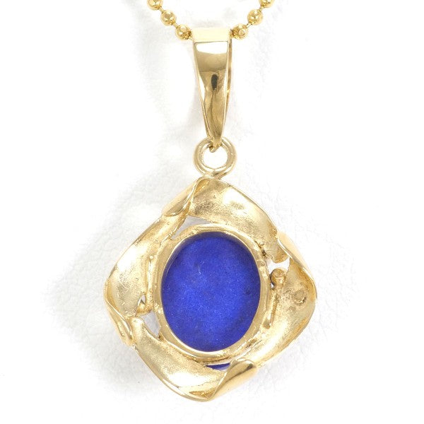 18K Yellow Gold Lapis Lazuli Necklace for Women - Elegant Blue Gemstone Jewelry Gift for Birthday, Anniversary & Special Occasions