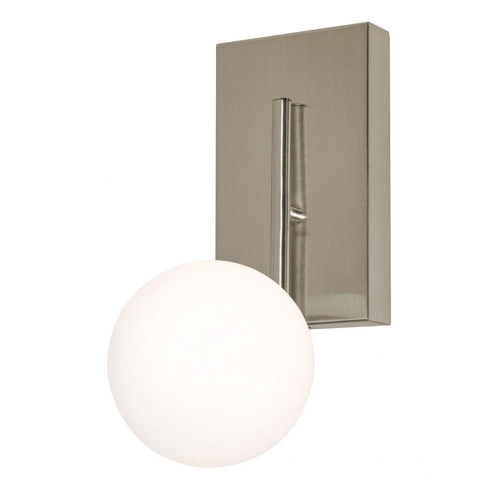 AFX METS0512L30D1SN Metropolitan Wall Sconce Light Fixture in Brushed Nickel Finish - Perfect for Bedroom, Hallway, or Living Room Lighting