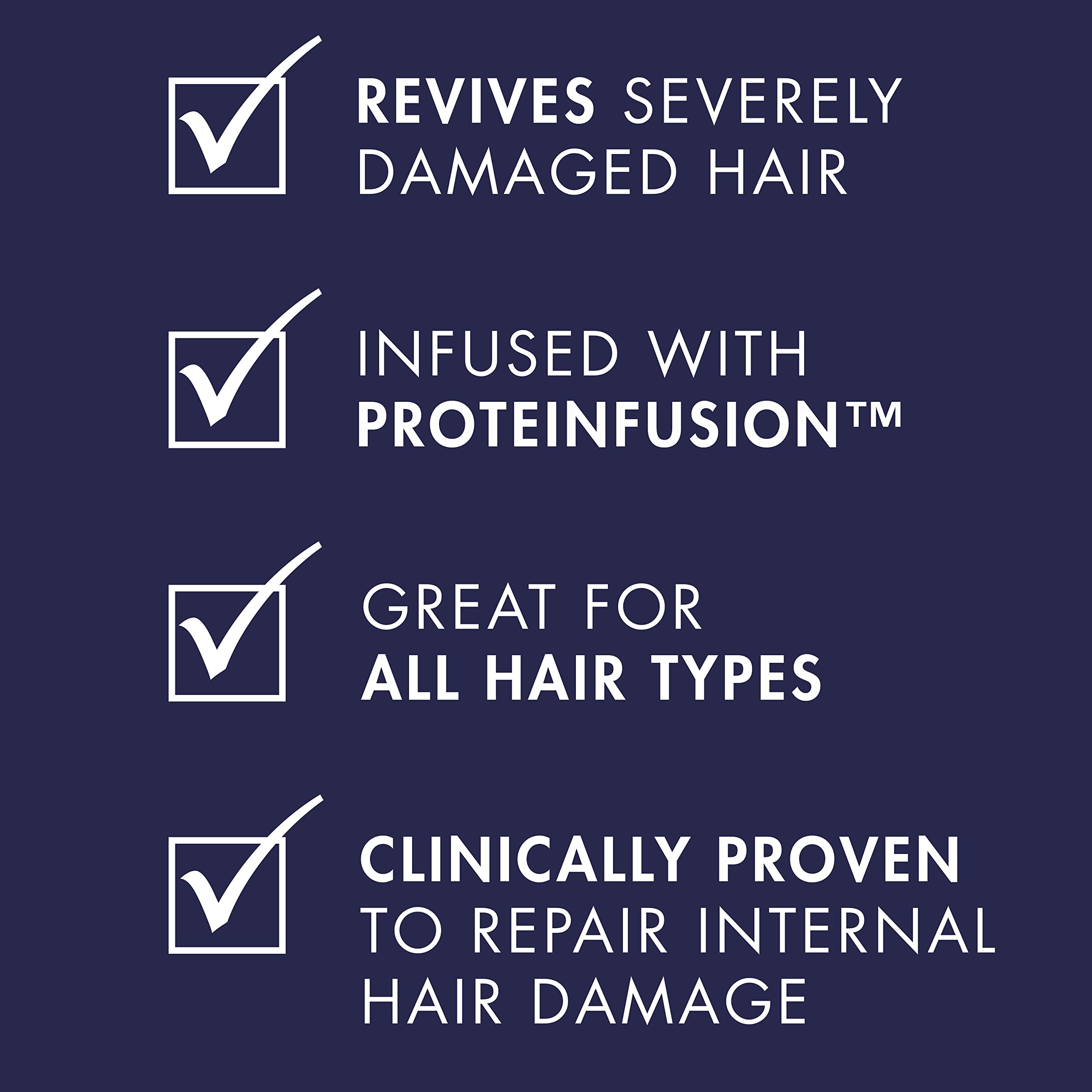 Nexxus Keraphix Shampoo & Conditioner Set - Keratin Protein & Black Rice Repair System for Damaged Hair - Includes 2 Shampoos, 3 Hair Masks (33.8 oz + 1.5 oz) - Deep Conditioning Treatment for Dry, Brittle Hair - Perfect for Salon-Quality Hair Care at Home