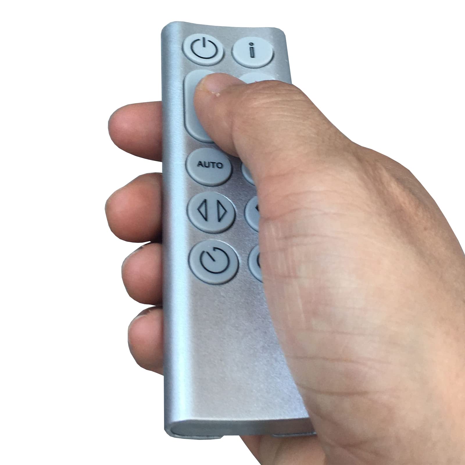 Dyson HP04 HP05 Replacement Remote Control - Compatible with Pure Hot + Cool Air Purifier & Heater (Silver) | Perfect for Home, Office, and Bedroom Use