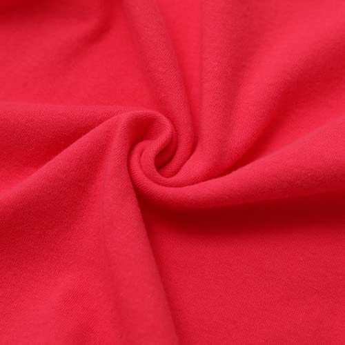 Red Holiday Dress for Toddler Girls - Long Sleeve Christmas Party Dress for Kids - Perfect for Family Gatherings, Photo Shoots & Festive Celebrations