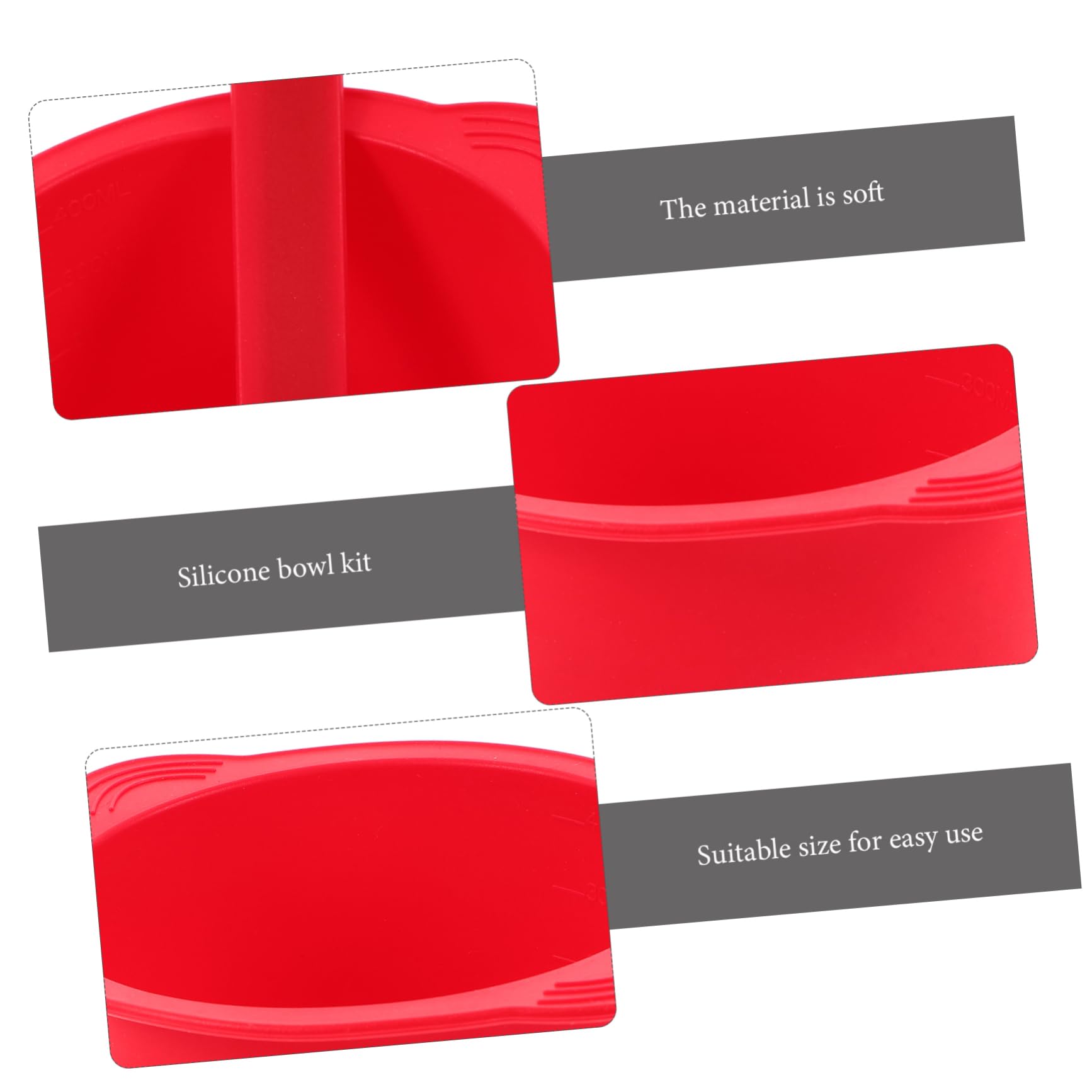 FOMIYES Silicone Wax Warmer Bowl for Hair Removal - Easy to Clean, Durable & Sturdy Wax Melting Pot for Home & Salon Use - Perfect for Eyebrows, Legs, Bikini & Body Waxing