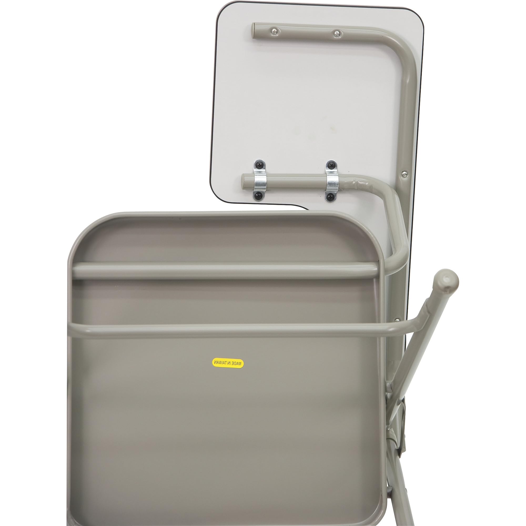 Flash Furniture Ralph Premium Steel Folding Chair with Left-Handed Tablet Arm - Perfect for Classrooms, Meetings & Events - Durable & Comfortable Seating Solution