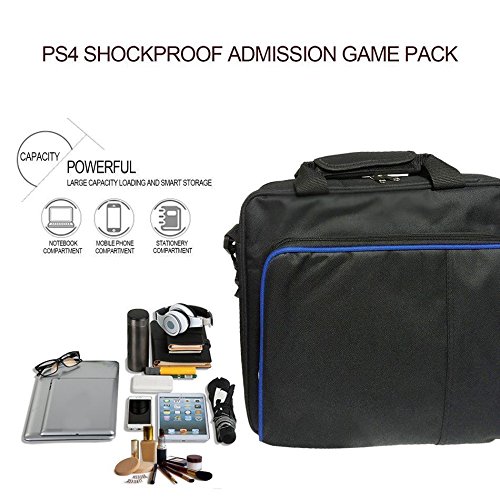 PS4 Carrying Case for PS4, PS4 Pro & PS4 Slim - Protective Shoulder Bag with Padded Interior | Perfect for Travel, Gaming Parties & Storage