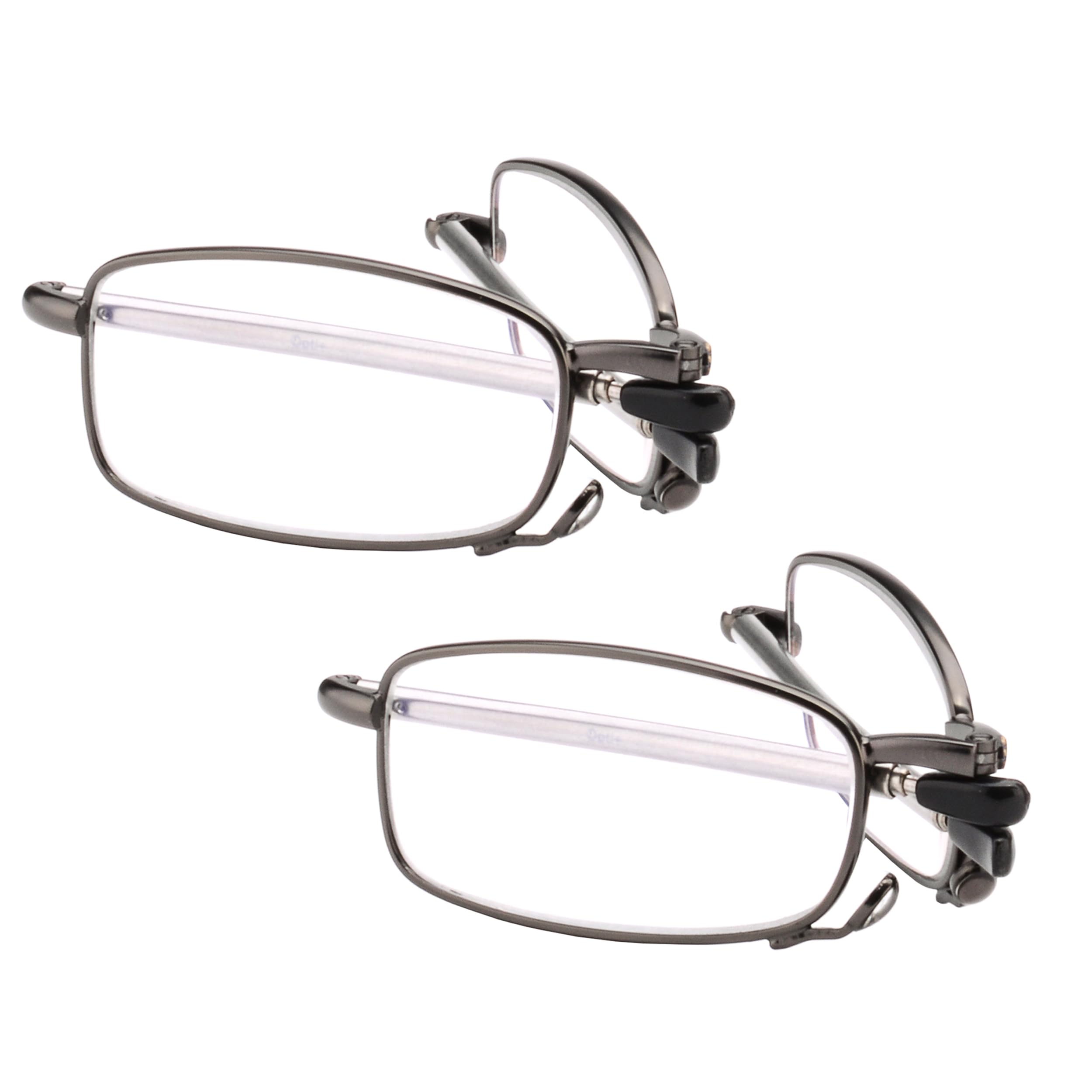 OPTI+ Foldable Reading Glasses for Women & Men - Lightweight AR Glasses with Case | Portable Eyewear for Travel, Office & Daily Use