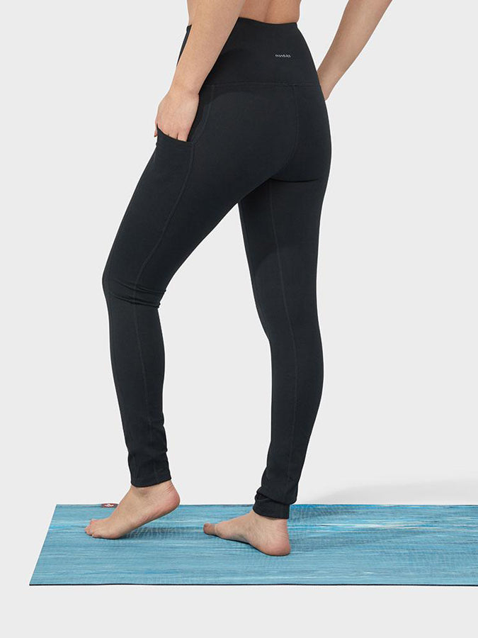 Manduka Renew High Rise Women's Yoga Leggings - Breathable Workout Pants for Pilates, Running & Gym - Premium Comfort & Performance Activewear