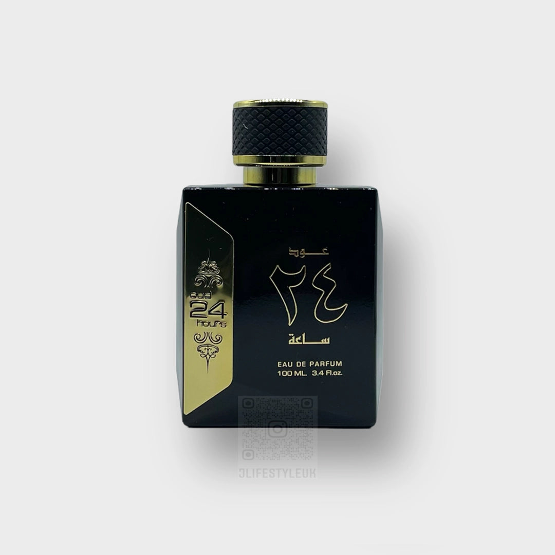 Premium Oud 24 Eau De Parfum for Men - 100ml Luxury Arabian Fragrance with Woody & Spicy Notes - Perfect for Evening Wear, Special Occasions & Gift Giving