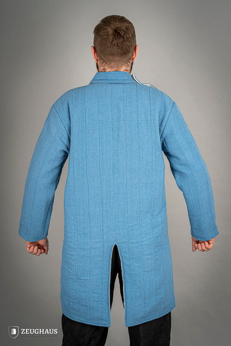 Medieval Infantry Gambeson Blue - Historical Battle-Ready Armor for LARP, Cosplay & Reenactment | Perfect for Renaissance Fairs & SCA Events