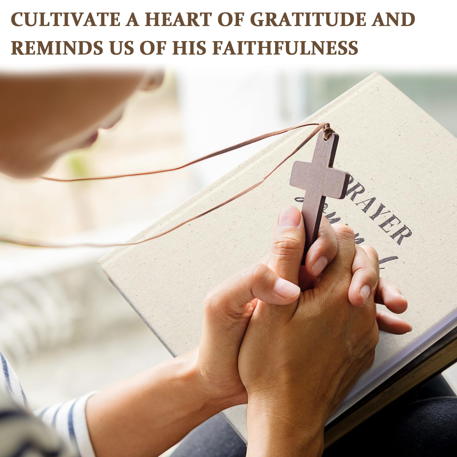 Christian Prayer Journal for Women & Men - 7.5 x 9