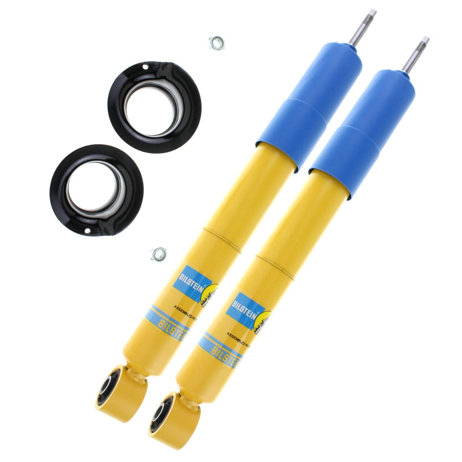 Bilstein B6 4600 Front Shock Absorbers Pair Set of 2 for Toyota 4Runner RWD - Heavy Duty Off-Road Suspension Upgrade for Smooth Ride & Enhanced Performance