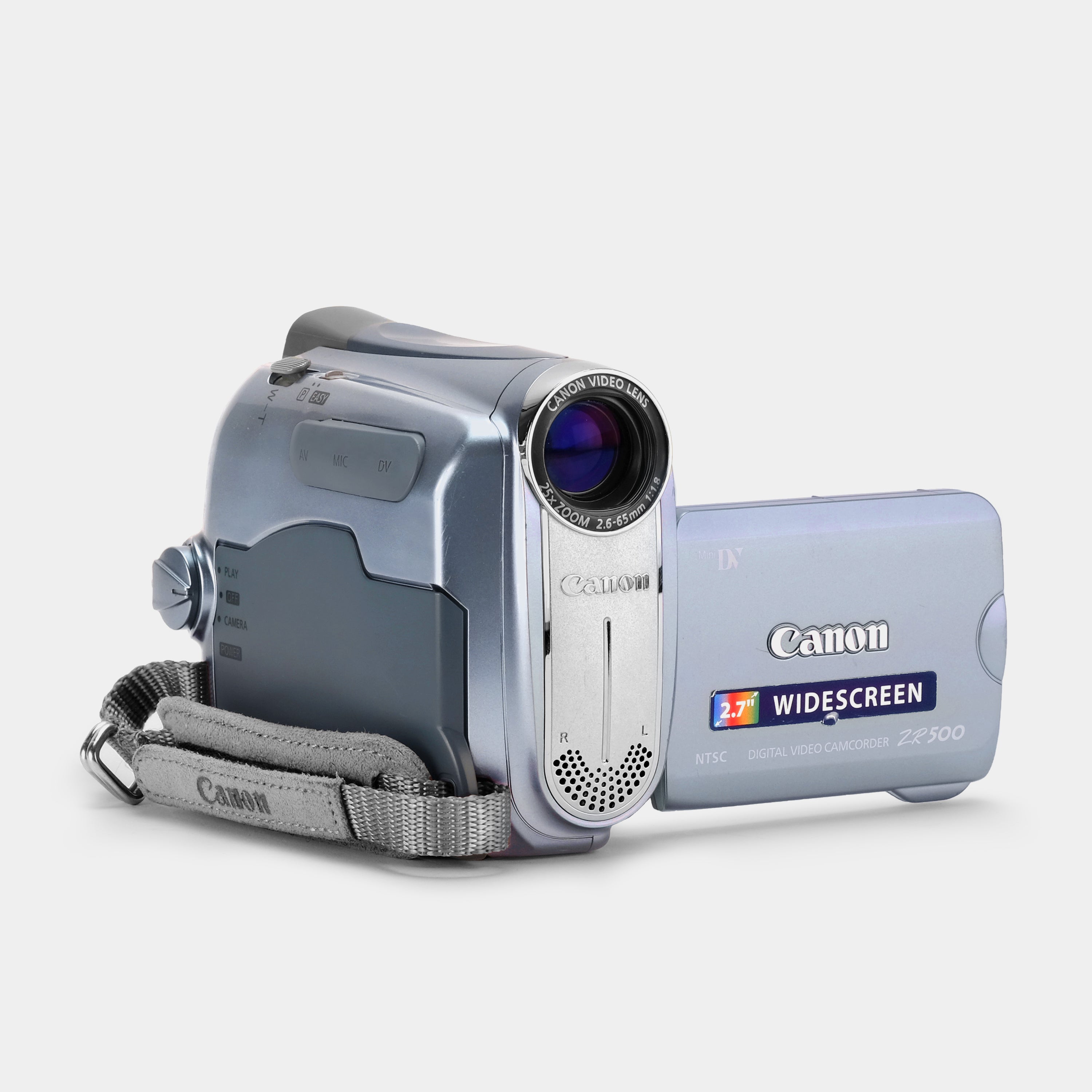 Canon ZR500 HD Digital Video Camcorder - 1080p Full HD, 32x Optical Zoom, Image Stabilization - Perfect for Travel Vlogging, Family Events & YouTube Content Creation