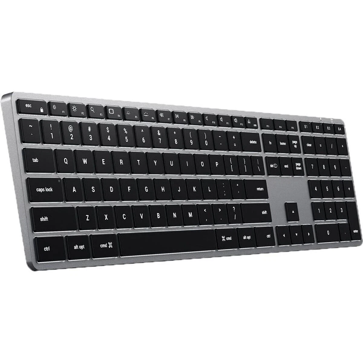 Satechi Slim X3 Bluetooth Keyboard - Wireless, Compact & Ergonomic Design for Mac, iPad, iPhone - Perfect for Home Office, Travel & Remote Work