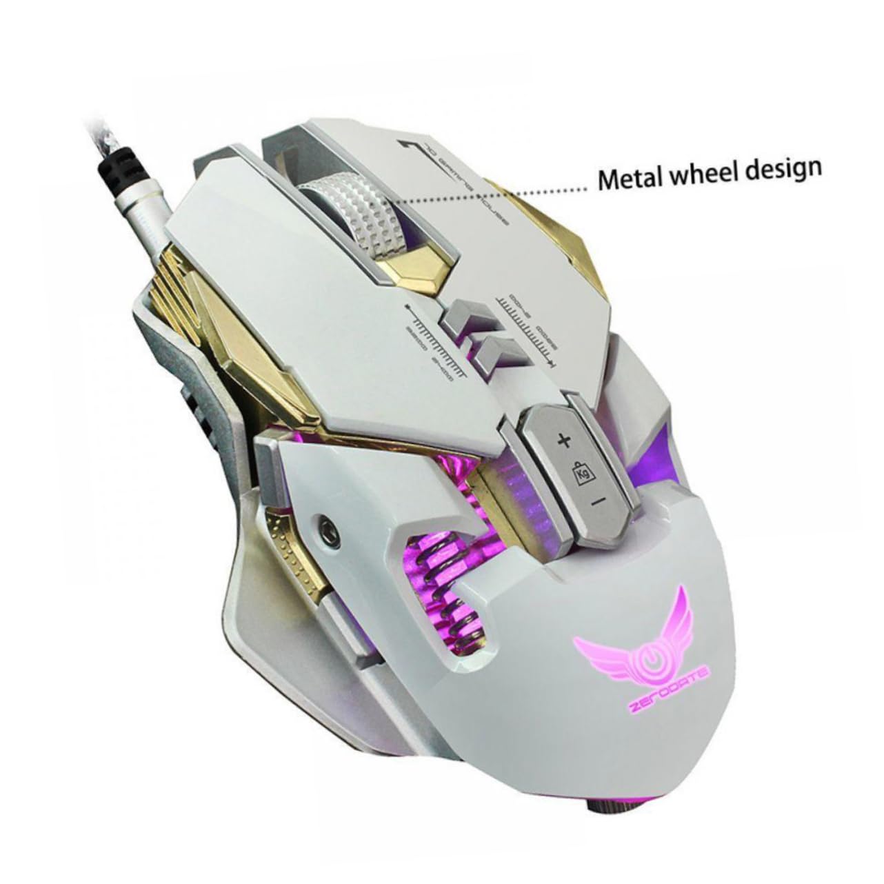 Gadpiparty 3-Pack USB Wired Optical Gaming Mouse - Programmable X300 Silent Mechanical Mouse for PC, Laptop, Office & Gaming Setup