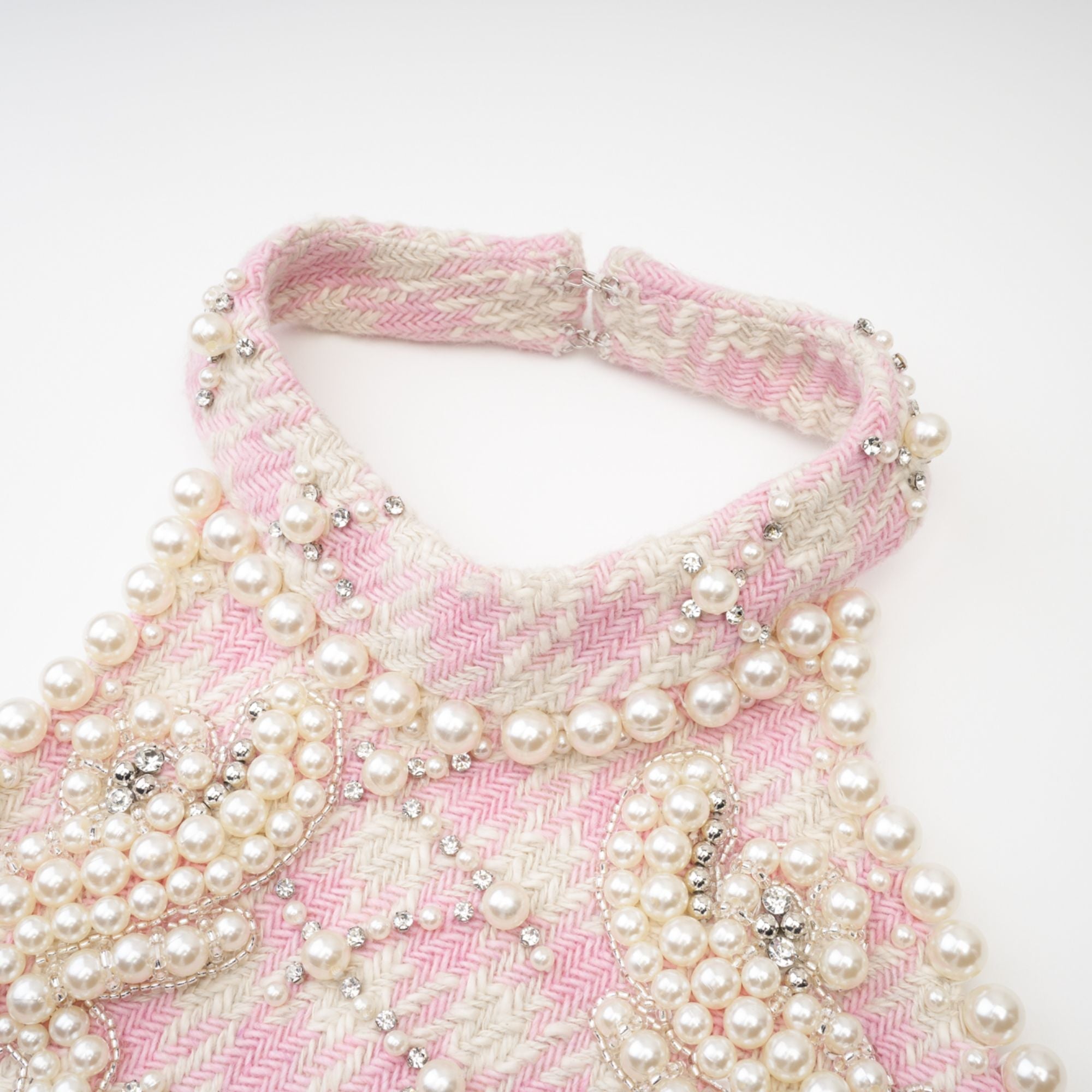 Elegant Capucine Pearl Embellished Mini Dress for Women | Perfect for Cocktail Parties, Weddings & Special Occasions