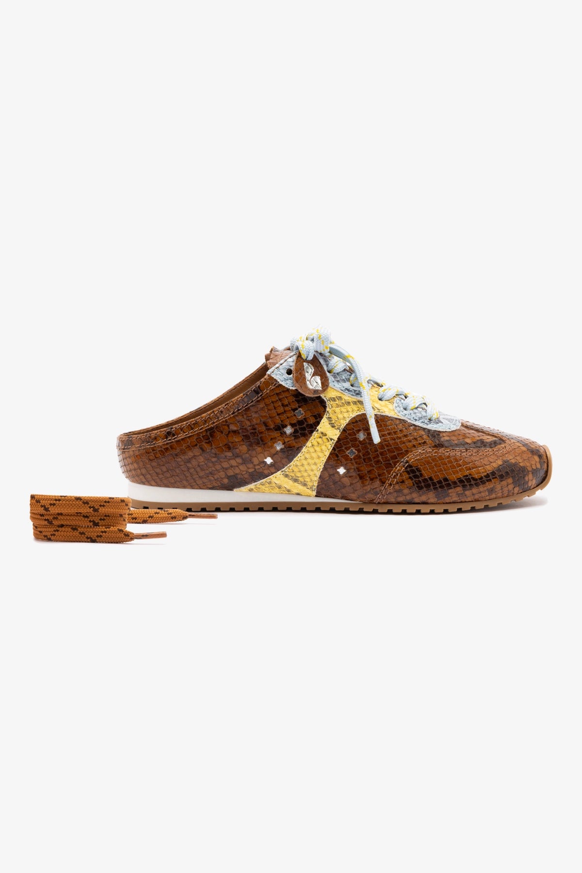 Stella Mule Women's Shoes in Python Printed Leather - Comfortable Slip-On Loafers for Casual Wear, Office & Outings