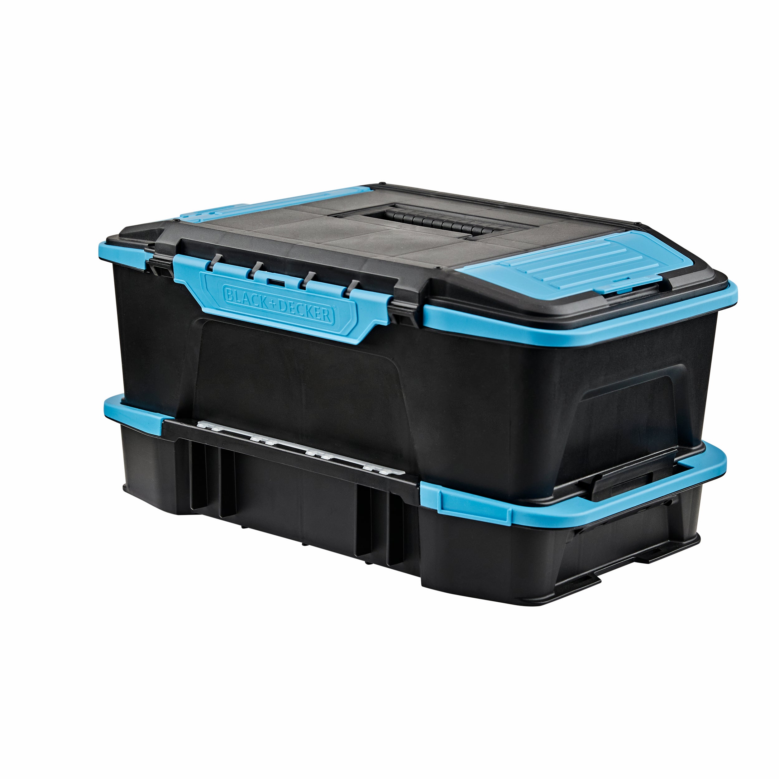 19in. 2-in-1 Stackable Storage Caddy and Organizer - Perfect for Kitchen, Bathroom, Office & Closet Organization