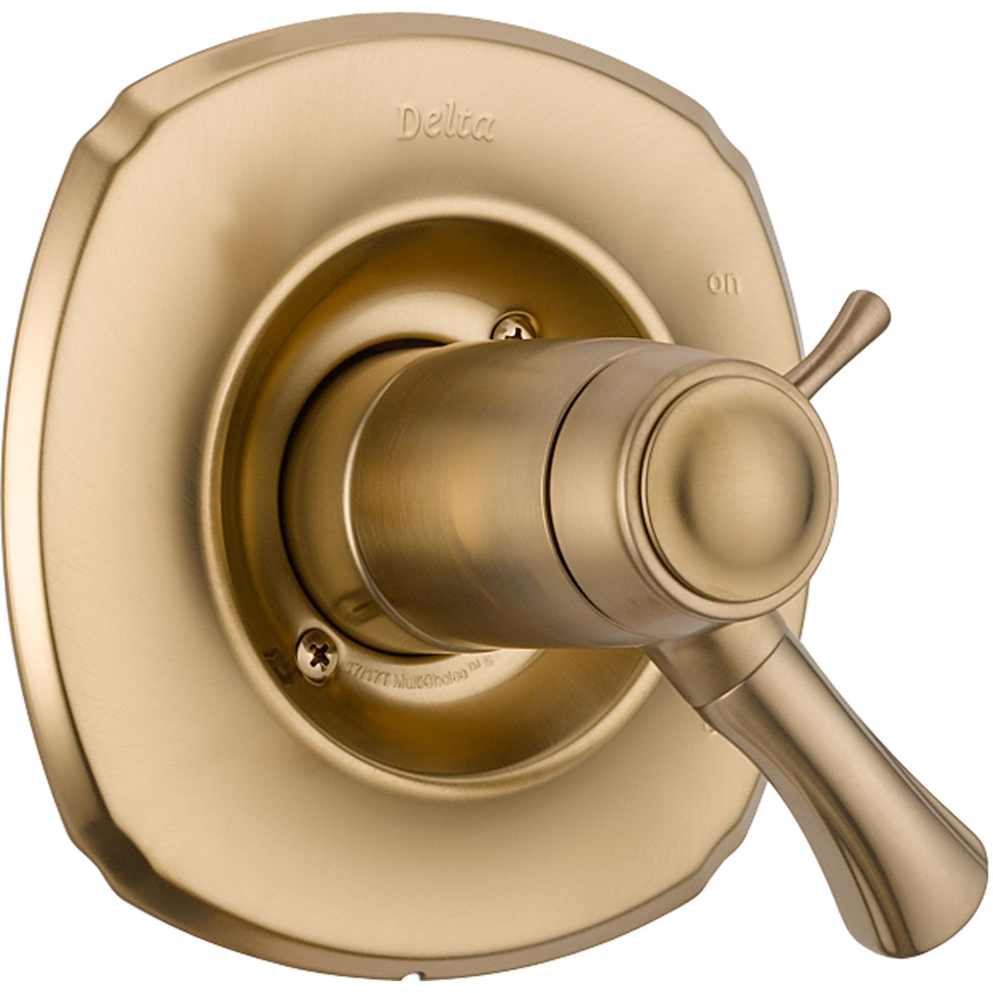 Delta Addison Champagne Bronze Thermostatic Shower Control with Valve D1033V - Luxury Bathroom Faucet for Spa-Like Shower Experience | Perfect for Modern & Traditional Home Decor