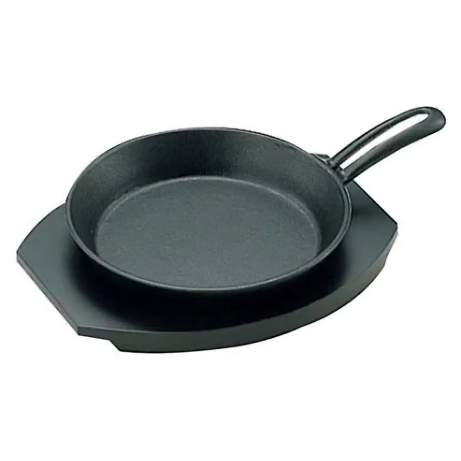 Premium Ikenaga Cast Iron Pasta Sizzler Platter with Handle - Perfect for Serving Sizzling Fajitas, Pasta & Steak at Dinner Parties & Restaurants