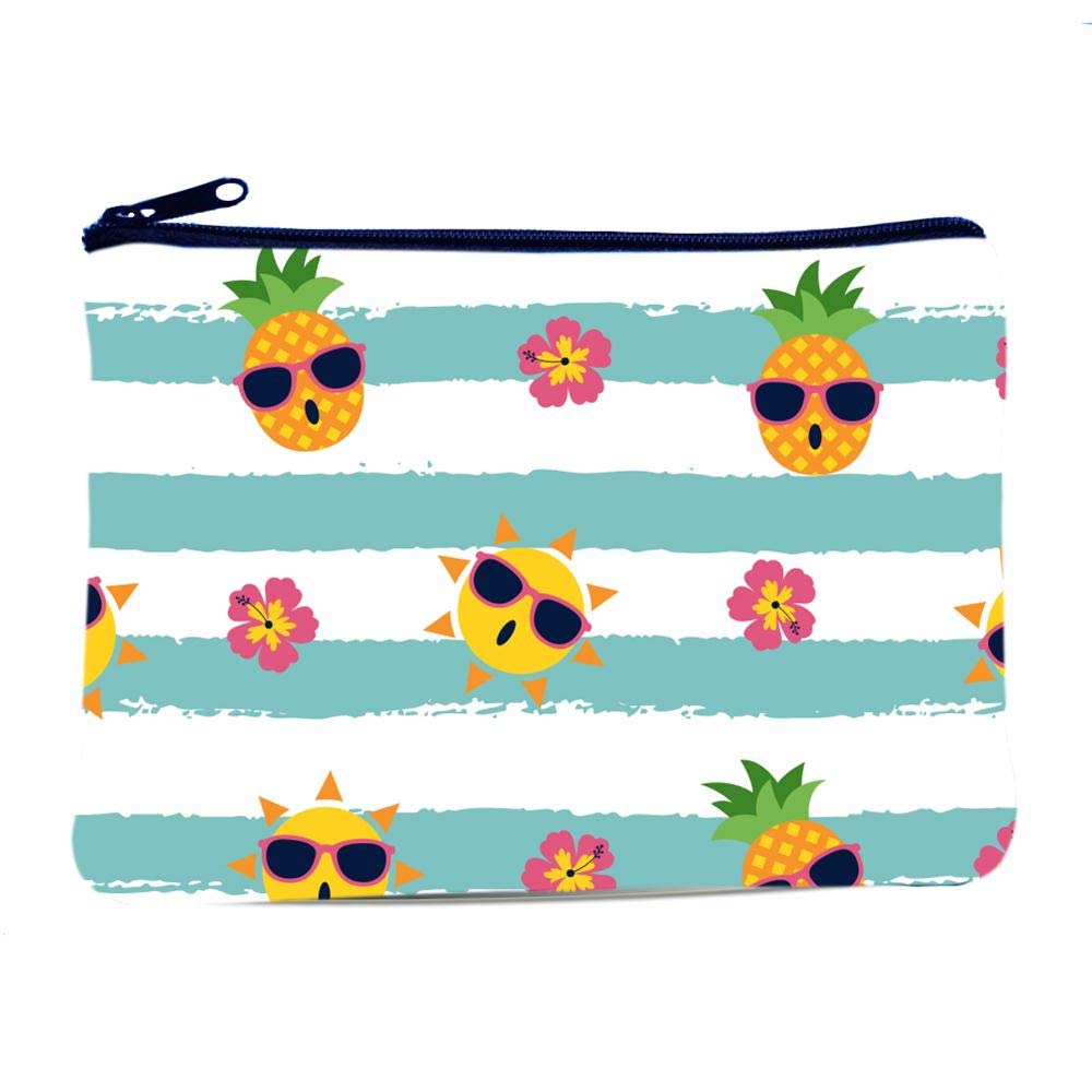 3D Printed Travel Organizer - Stylish Multi-Use Cosmetic & Makeup Bag for Women | Perfect for Travel, Gym & Daily Essentials (Pineapple Design)