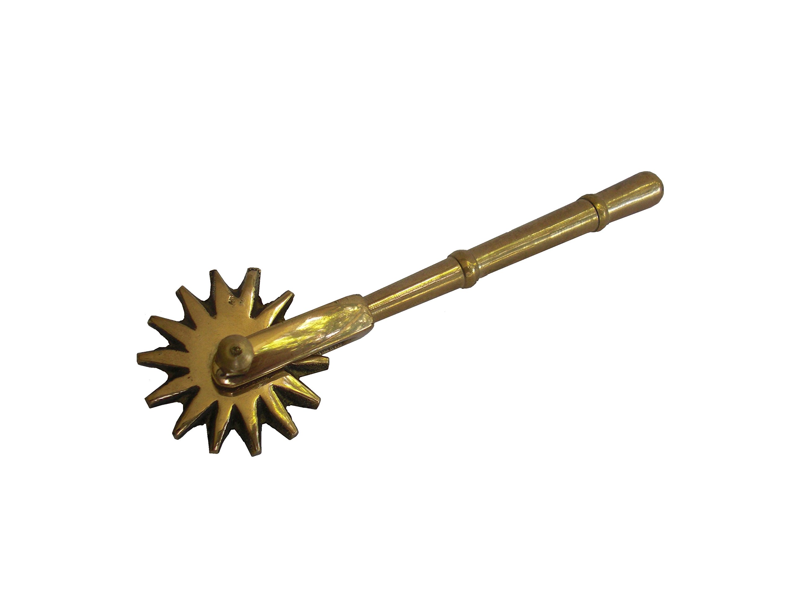 Tredoni Moroccan Dough Stamp - Copper Pie Pastry Cutter Wheel Roller 4.3x0.5cm for Baking, Cookie & Empanada Making - Perfect for Moroccan Cuisine and Home Baking