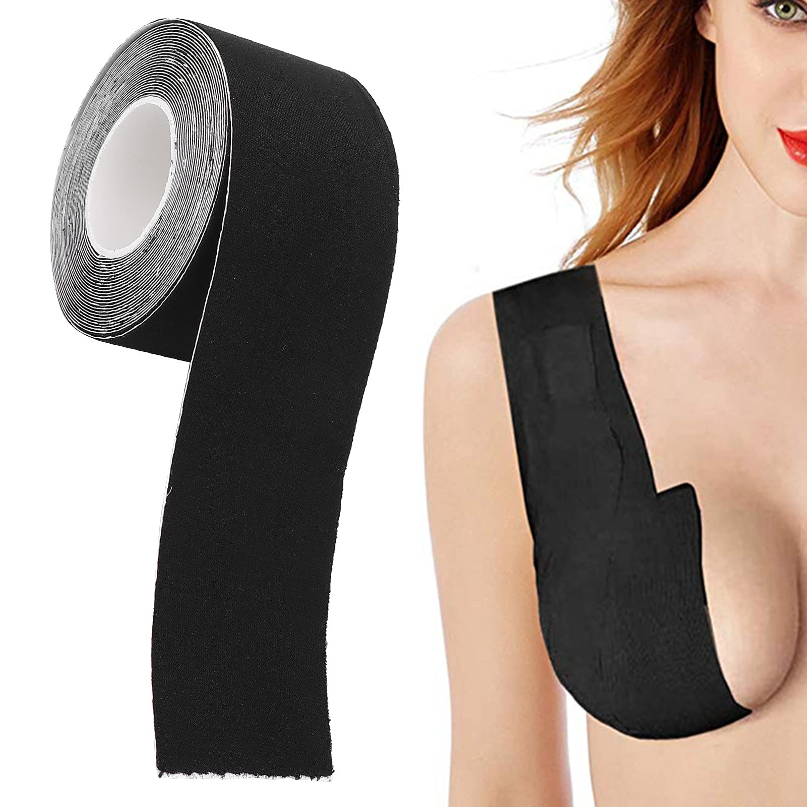Booby Tape for Breast Lift - Sweatproof & Waterproof Nipple Covers | Invisible Adhesive Bra Alternative | Perfect for Backless Dresses, Swimsuits & Special Occasions