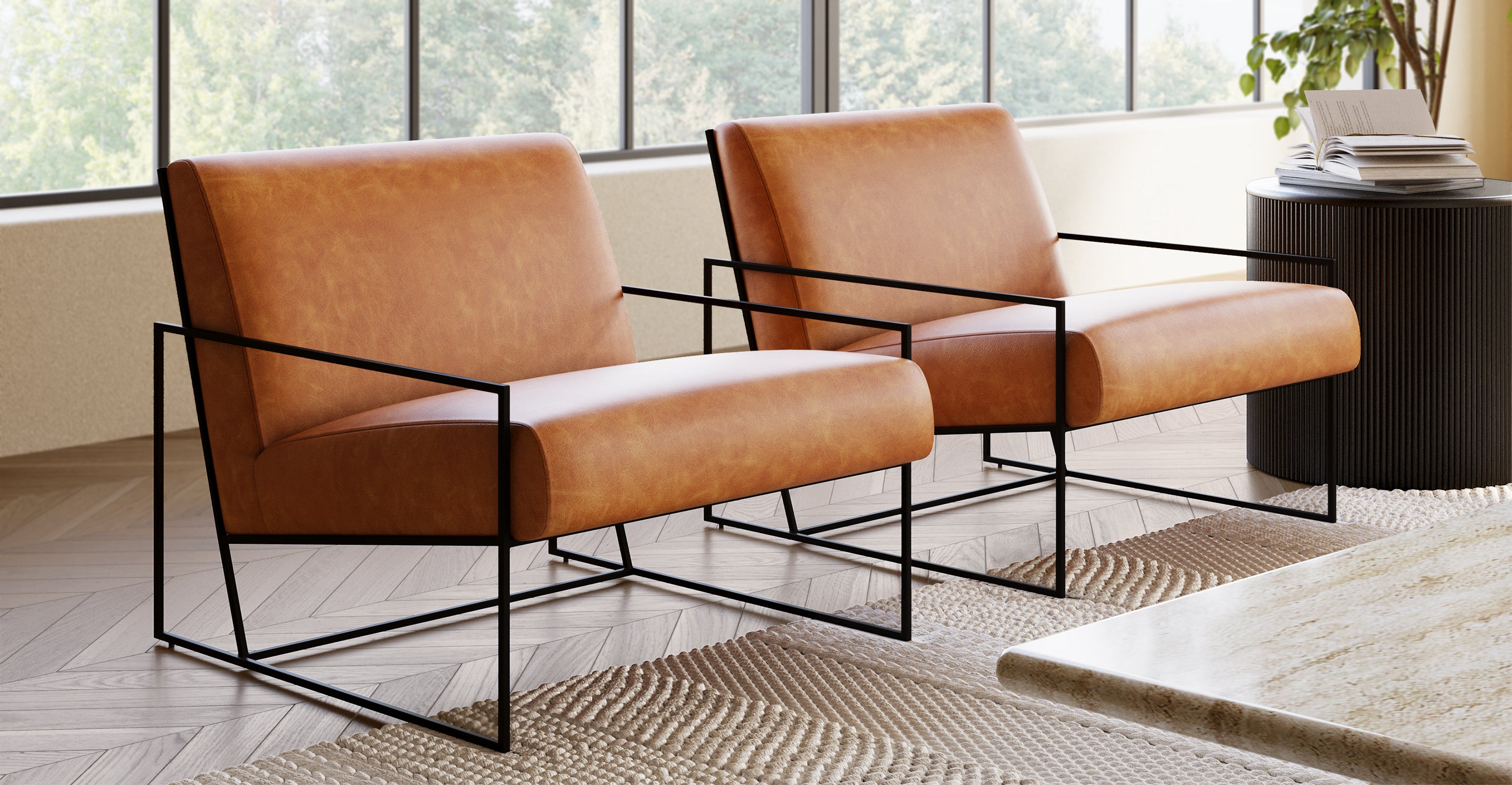 Bo Lounge Chair - Modern Comfortable Recliner for Living Room, Bedroom & Patio - Perfect for Relaxing, Reading & Napping