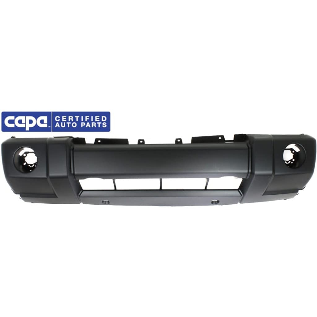 2006-2010 Jeep Commander Front Bumper Cover | Primed with Fog Light Holes | CAPA Certified | Part #CH1000875 & 5183619AA | Perfect for Off-Roading & Vehicle Restoration